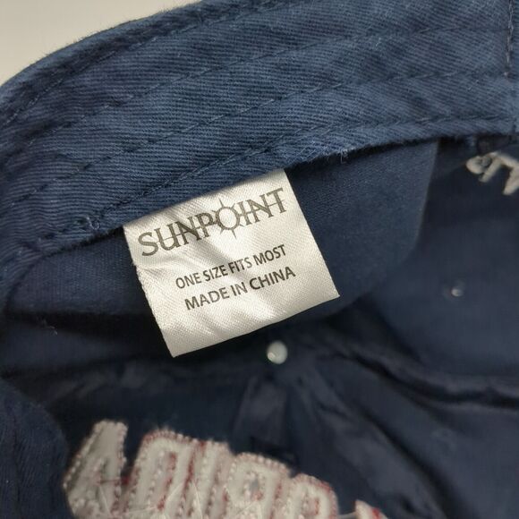 Florida Outdoor Gear American Classic Slideback Hat Blue OS Adjustable Sunpoint - Picture 8 of 8